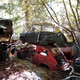 Illustration for article titled Get Lost In Europes Largest Car Cemetery Hidden In The Swedish Woods